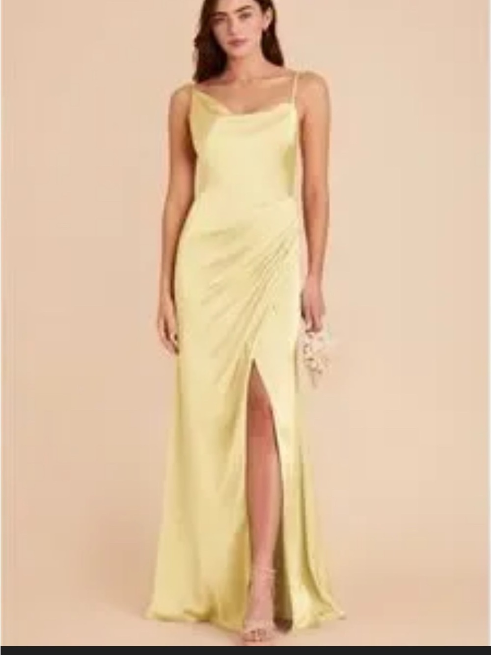 Birdy Grey Pale Yellow Maxi Dress